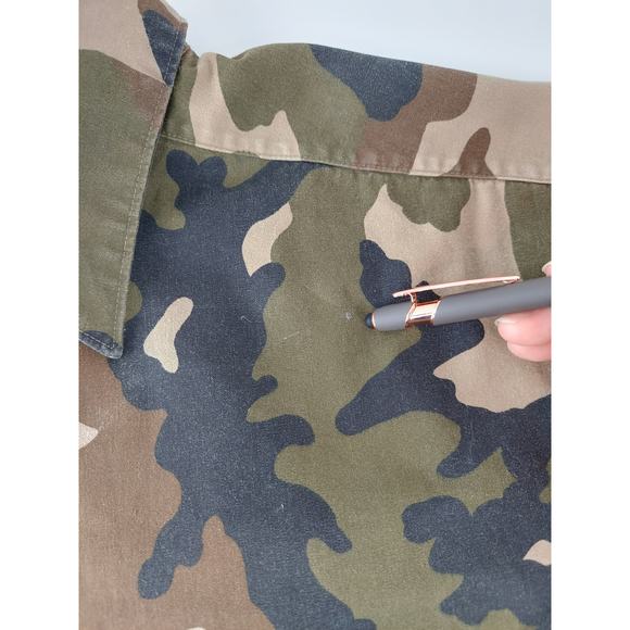 Winchester Men's Camo Hunting Button Up Embroidered Logo Shirt Medium - Picture 6 of 16